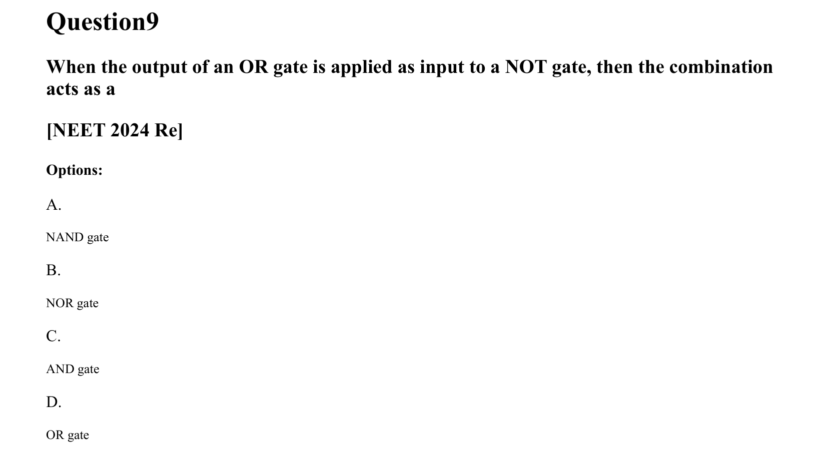 Semiconductor Electronics question 9