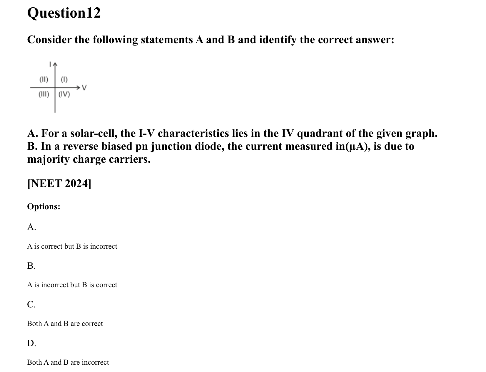 Semiconductor Electronics question 12