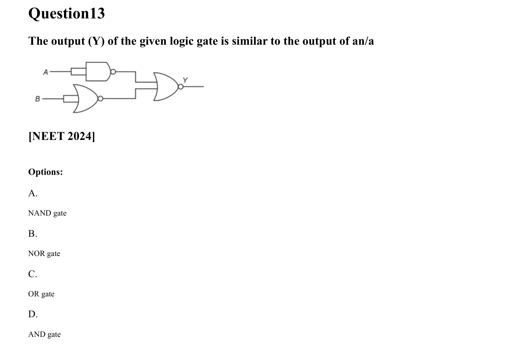 Semiconductor Electronics question 13