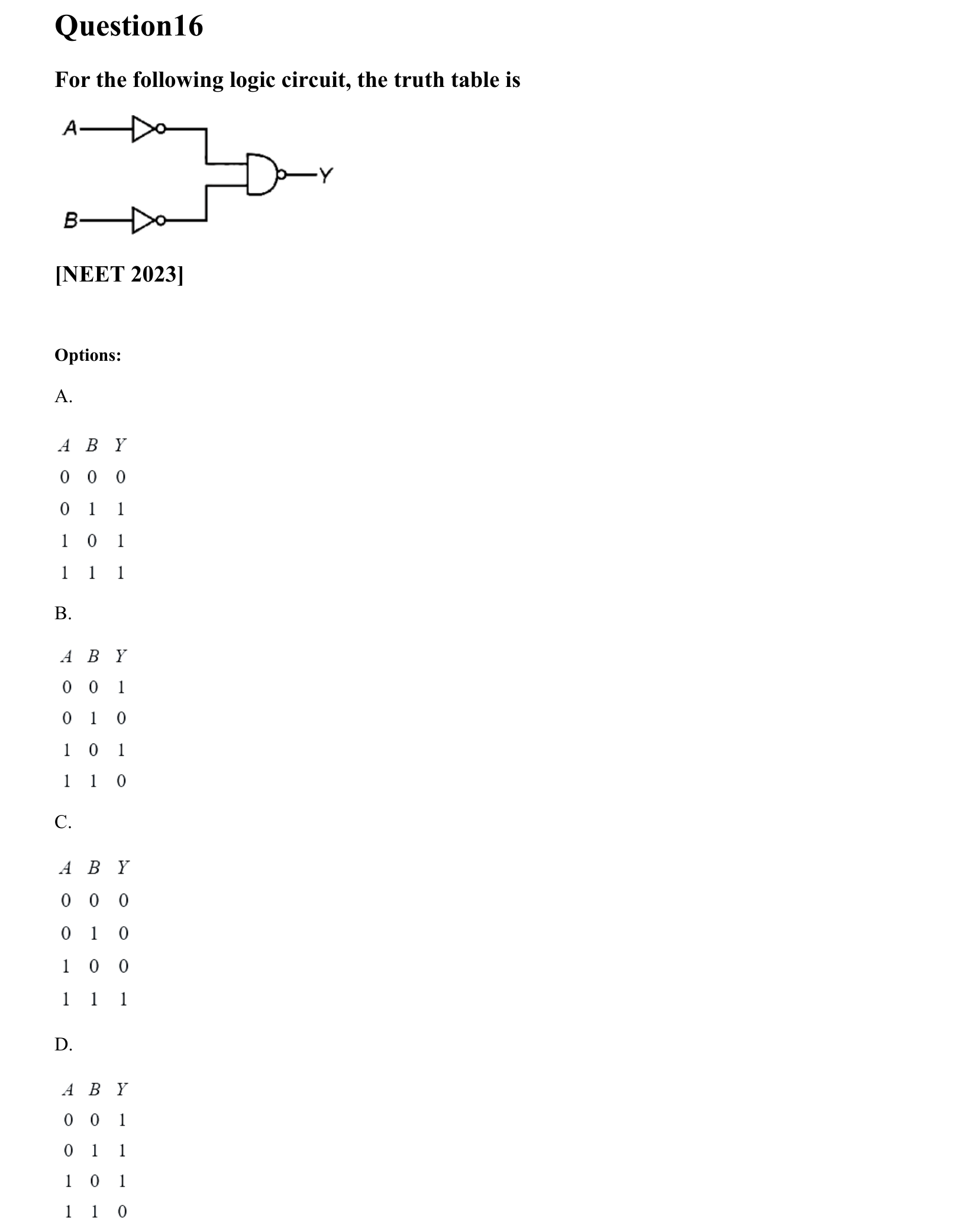 Semiconductor Electronics question 16