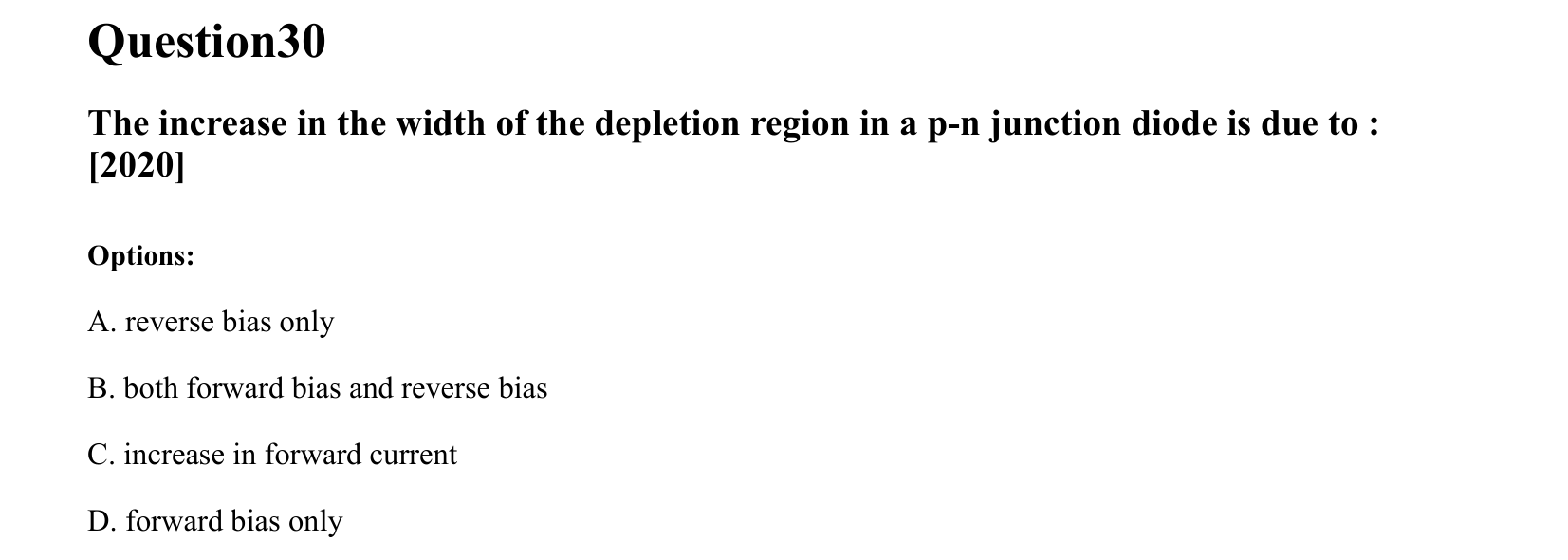 Semiconductor Electronics question 30