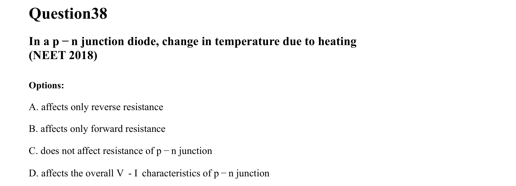 Semiconductor Electronics question 38
