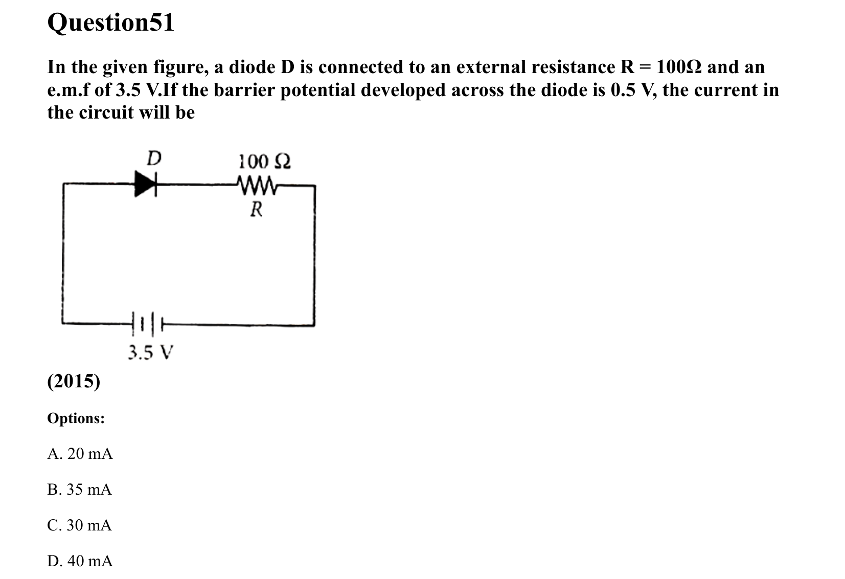 Semiconductor Electronics question 51