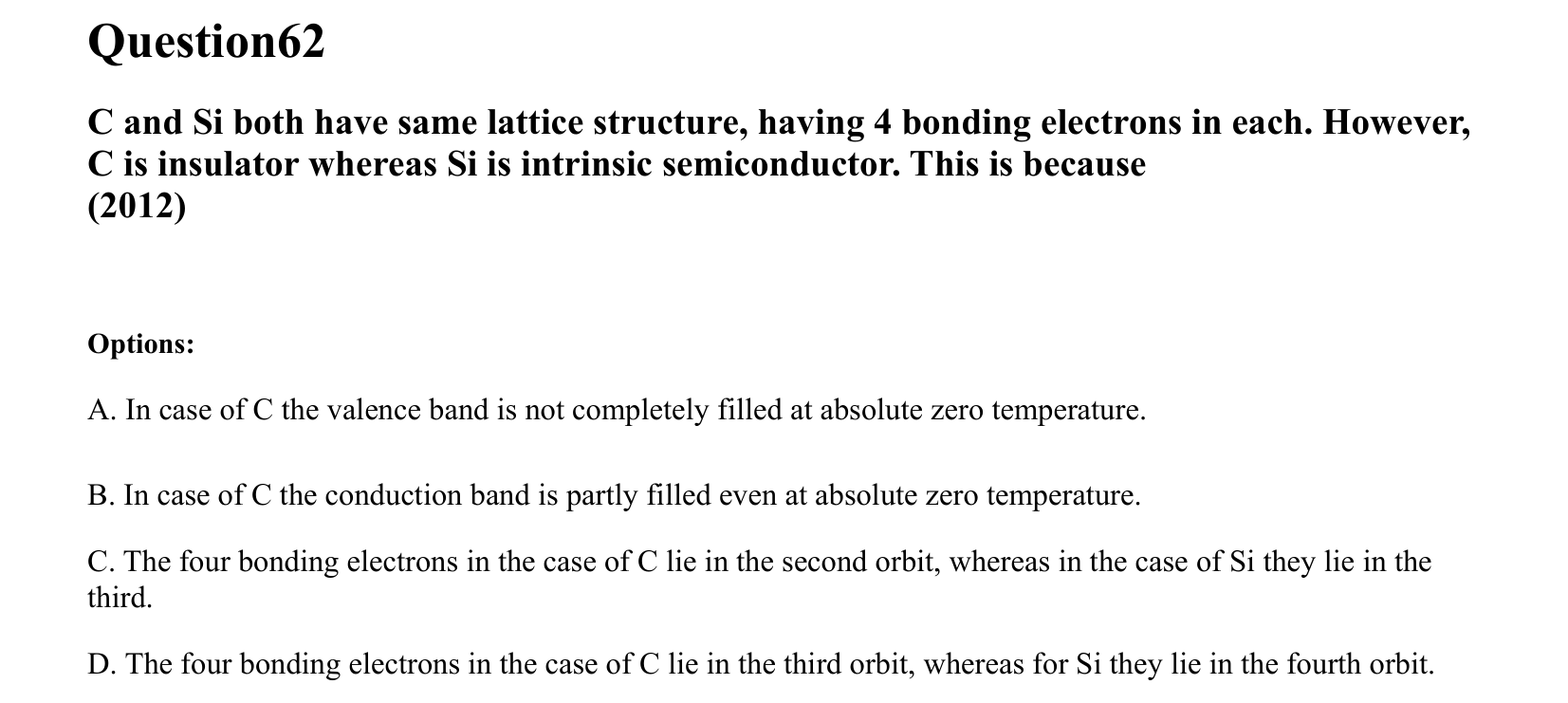 Semiconductor Electronics question 62