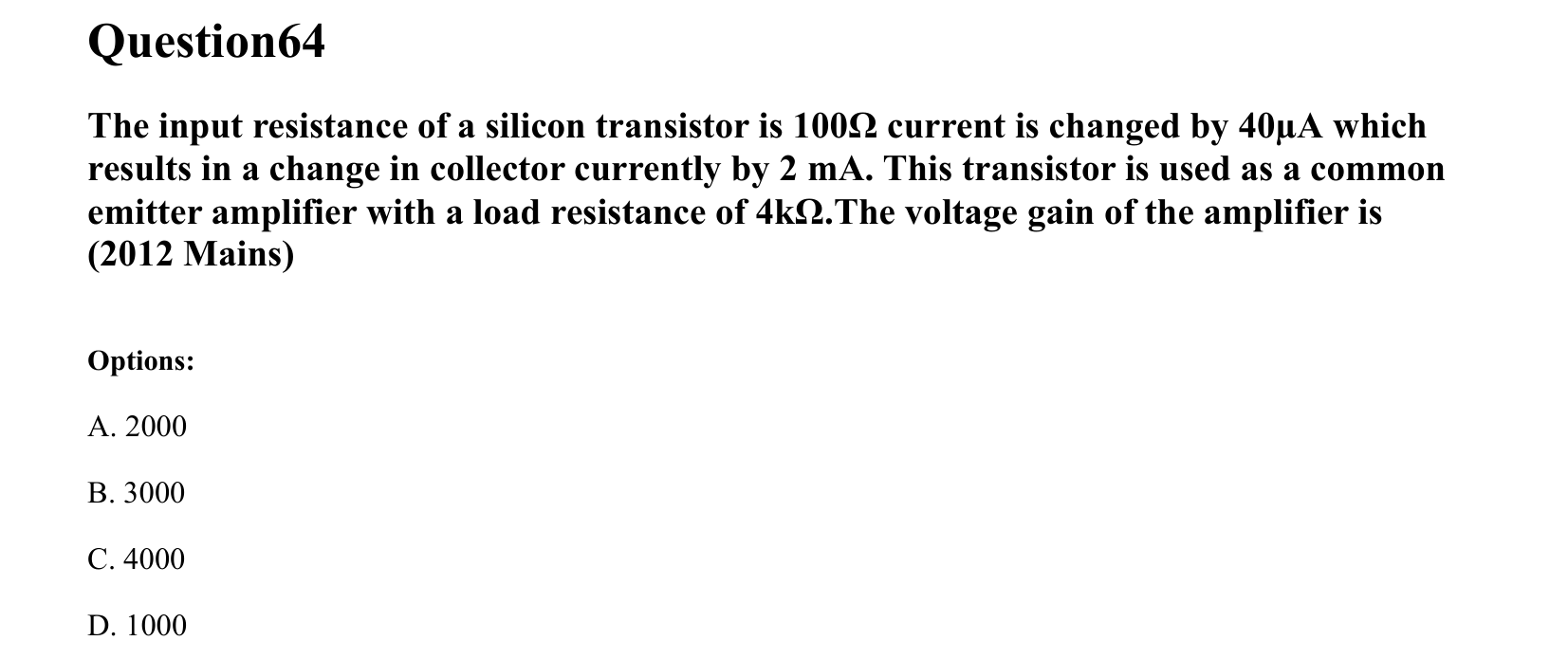 Semiconductor Electronics question 64