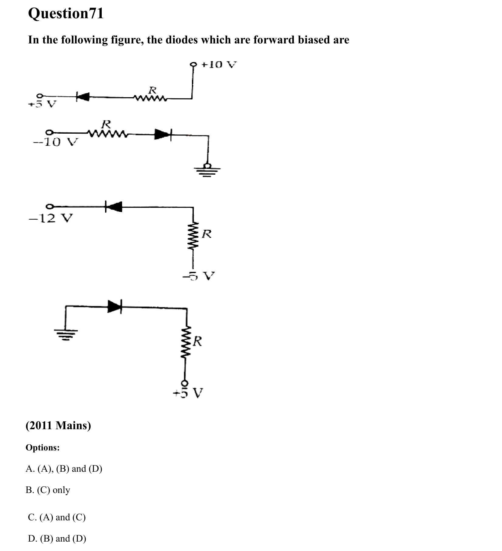 Semiconductor Electronics question 71
