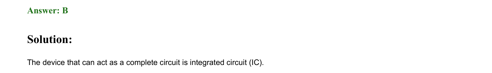 Semiconductor Electronics solution 74