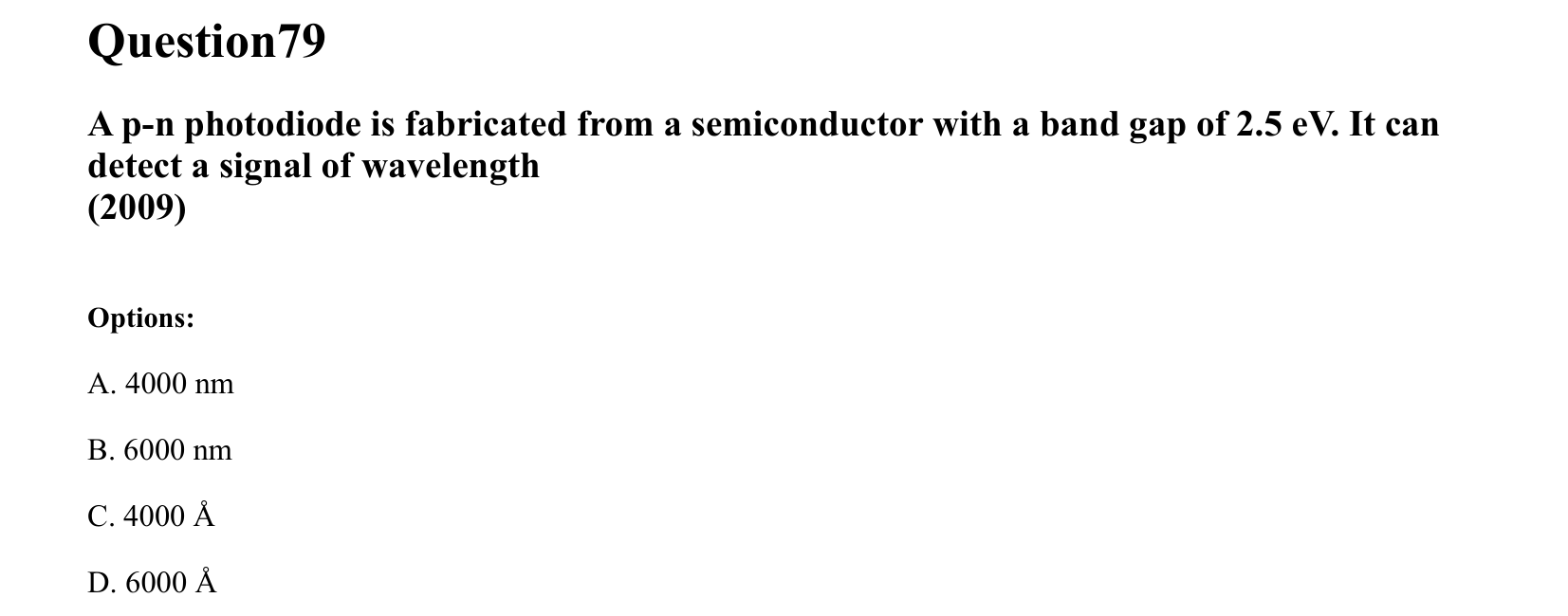 Semiconductor Electronics question 79