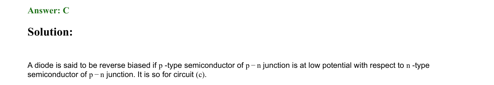Semiconductor Electronics solution 100