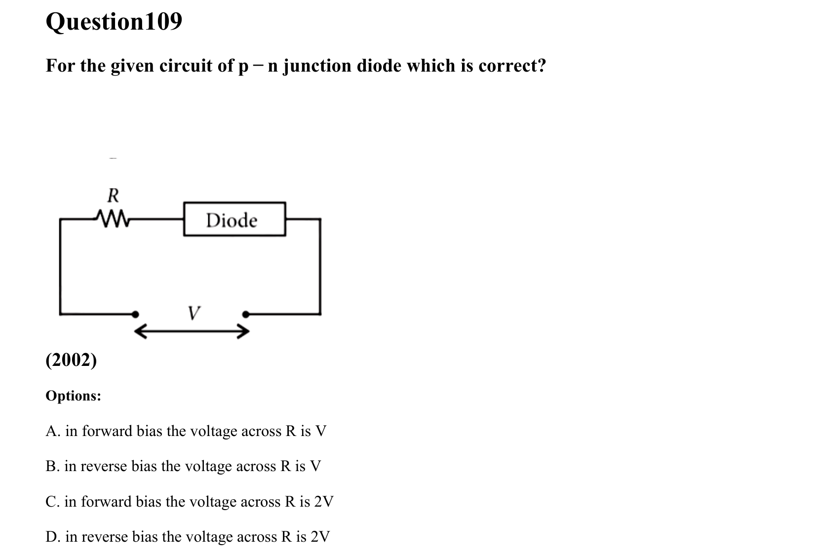 Semiconductor Electronics question 109