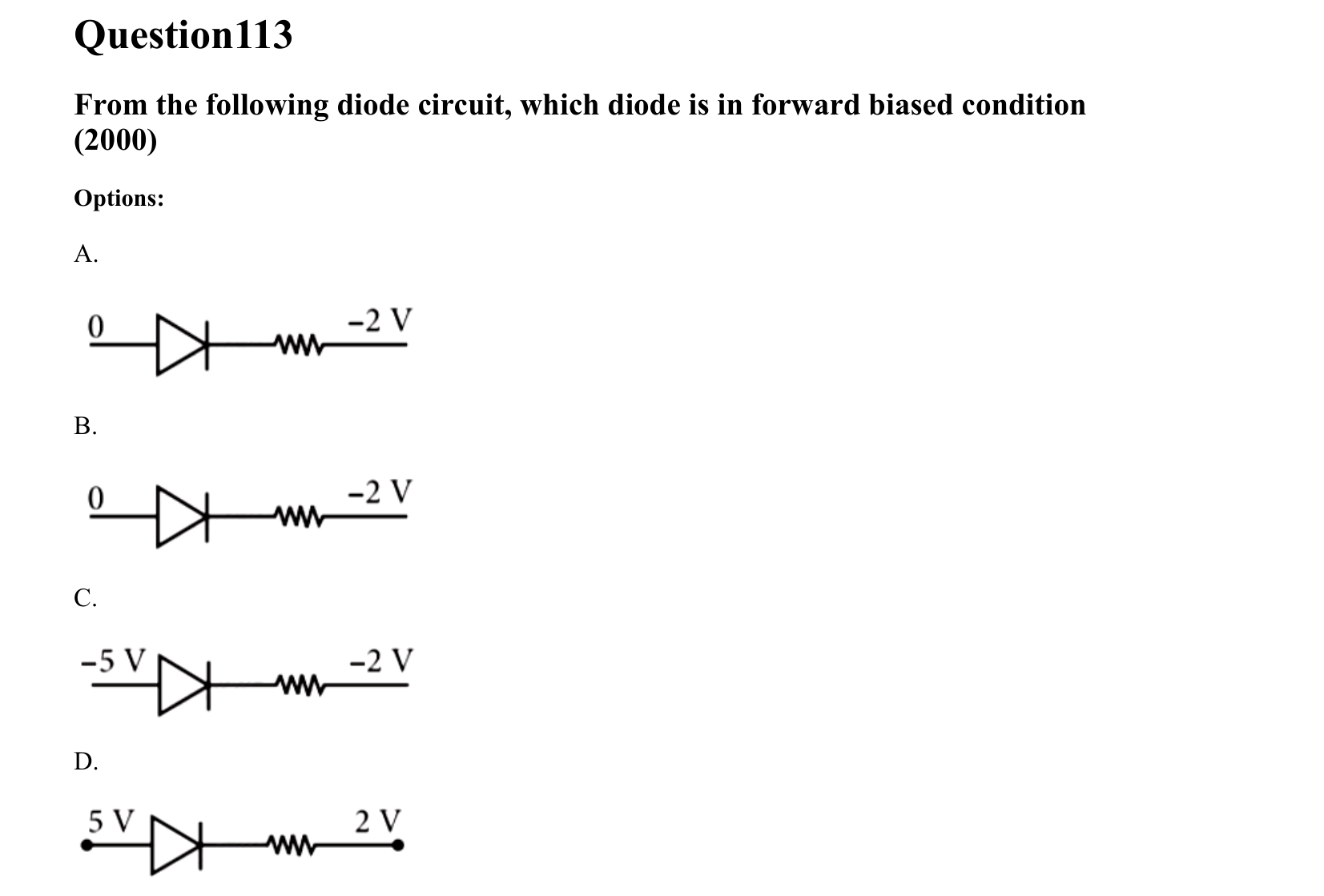 Semiconductor Electronics question 113