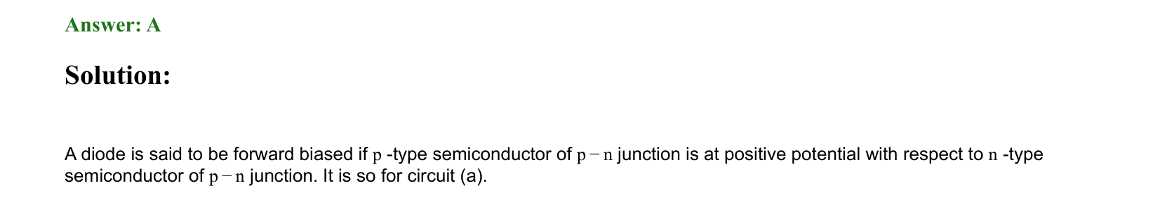 Semiconductor Electronics solution 113