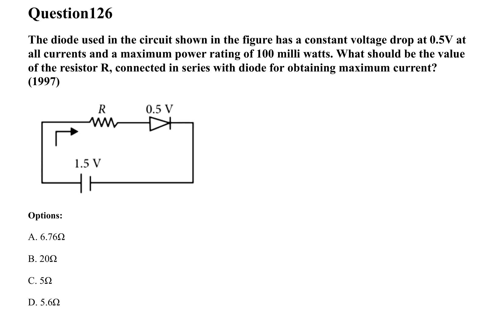 Semiconductor Electronics question 126