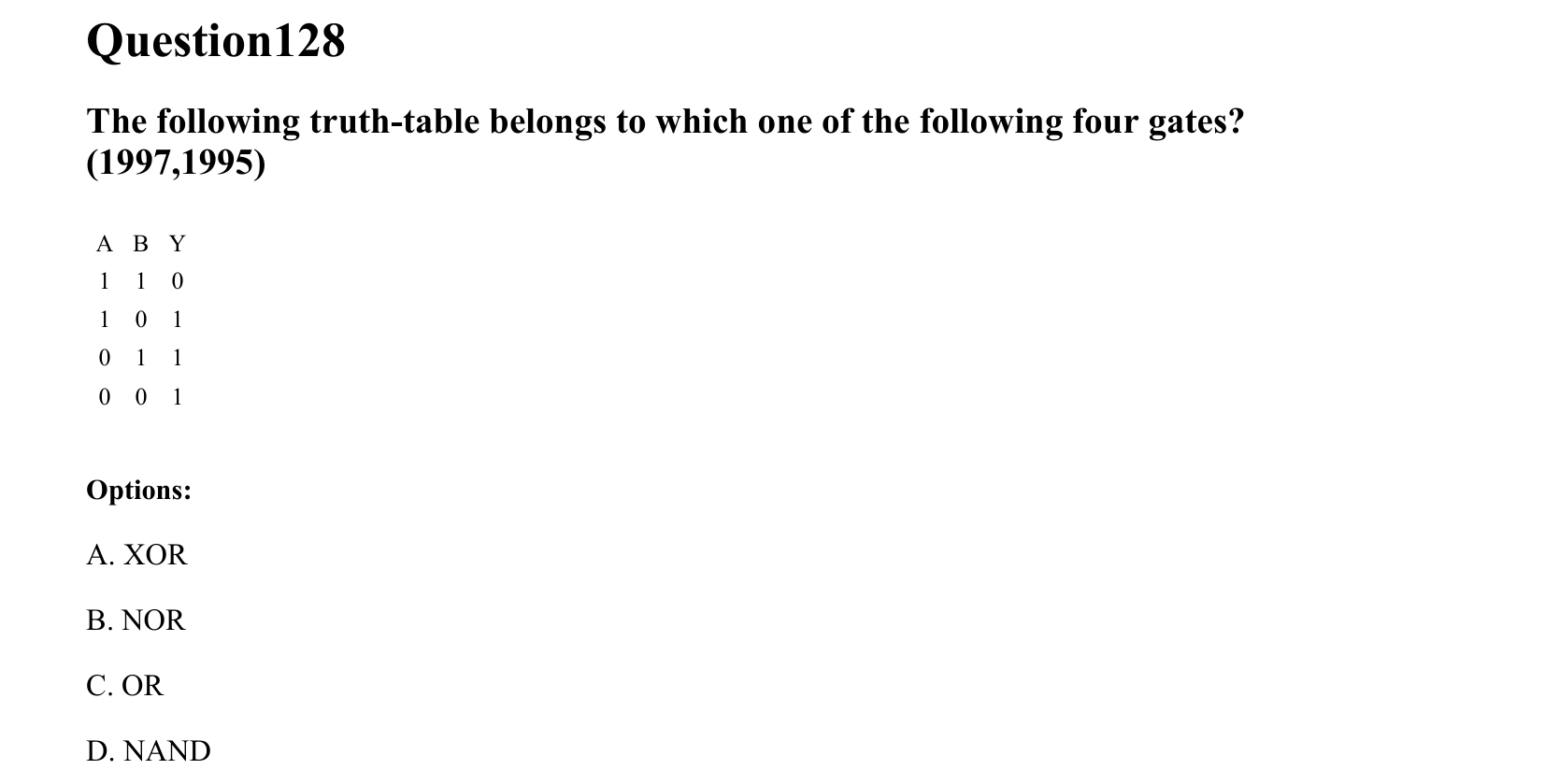 Semiconductor Electronics question 128