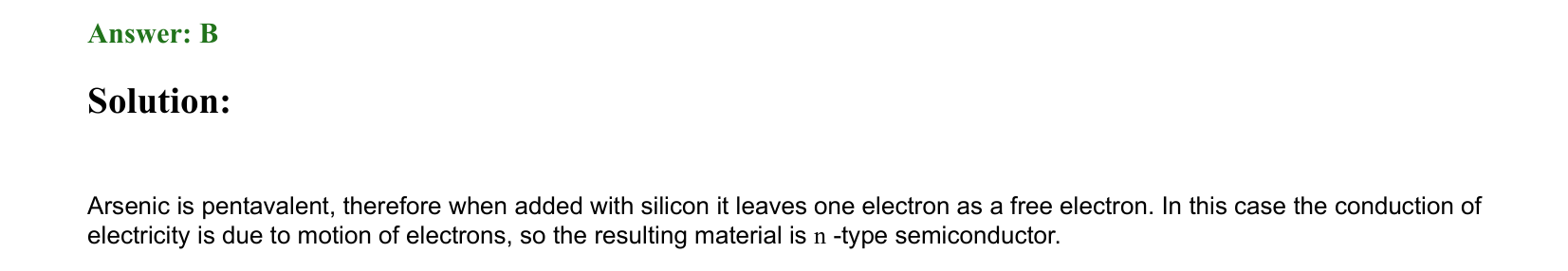 Semiconductor Electronics solution 131