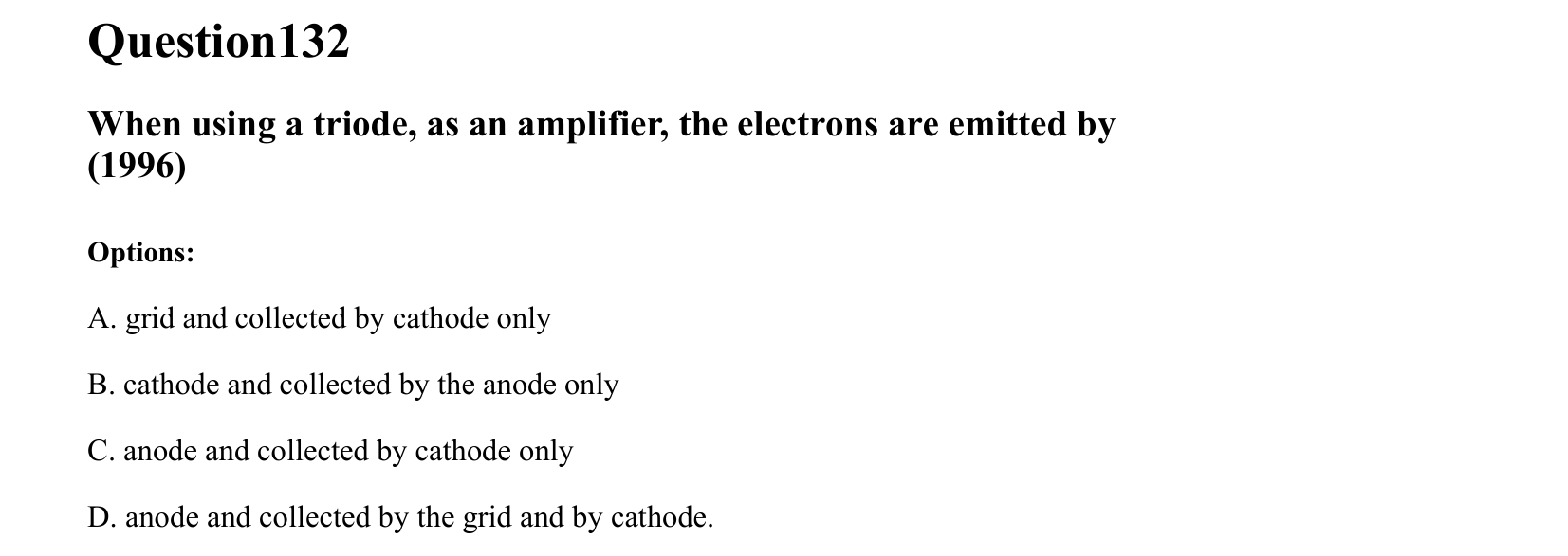 Semiconductor Electronics question 132