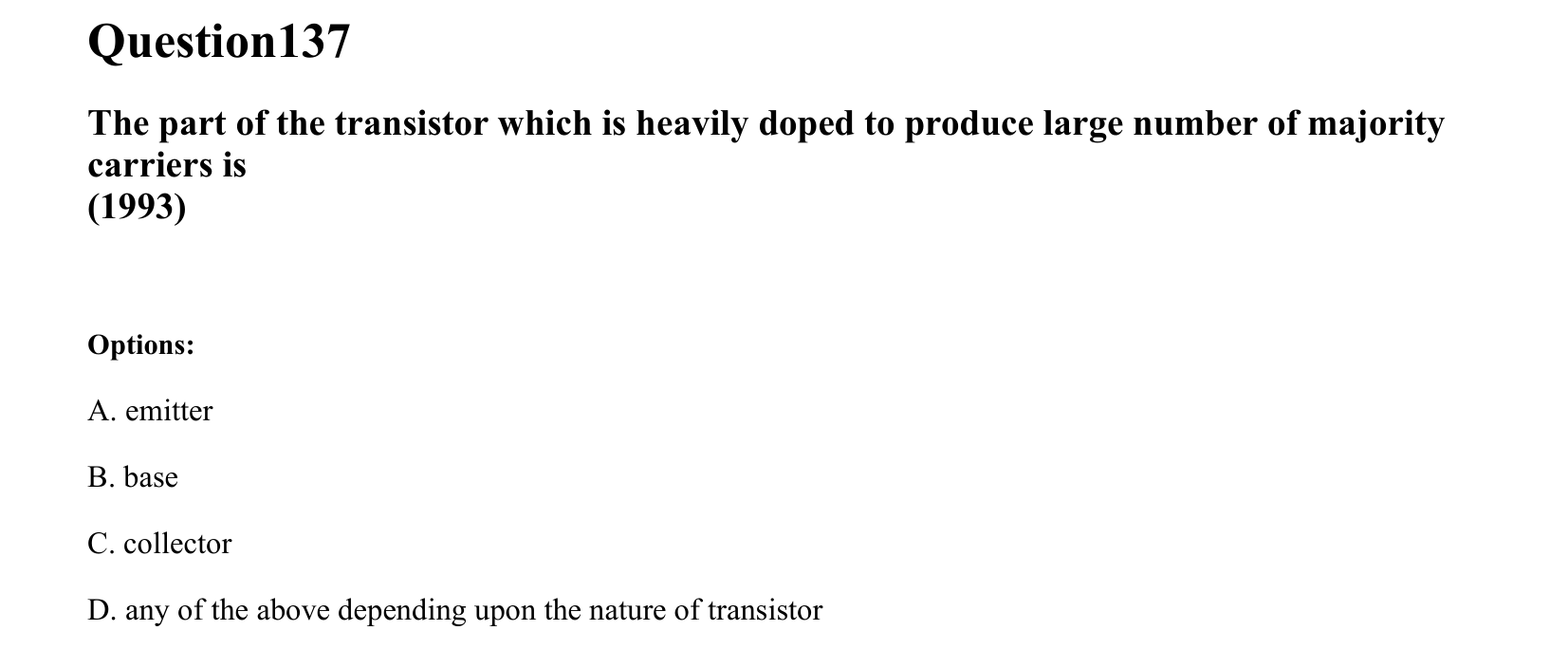 Semiconductor Electronics question 137