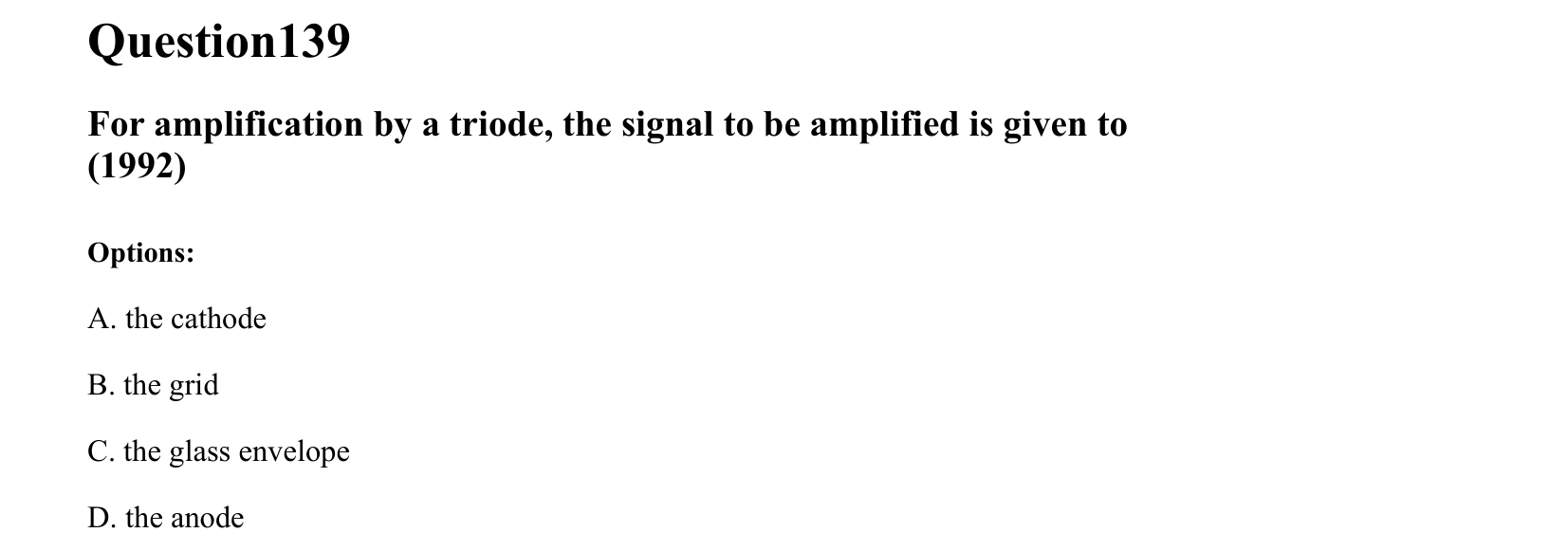 Semiconductor Electronics question 139