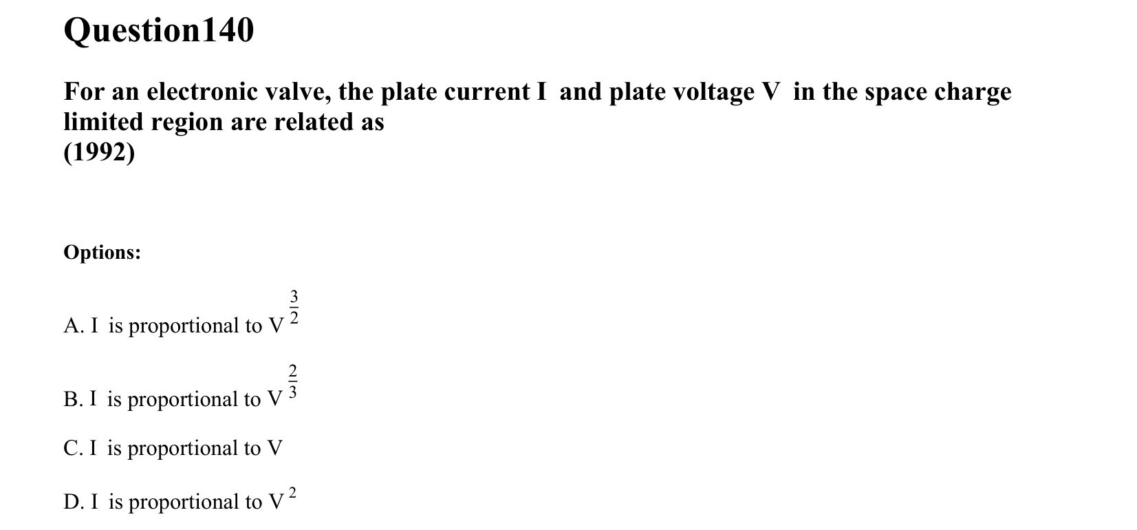 Semiconductor Electronics question 140