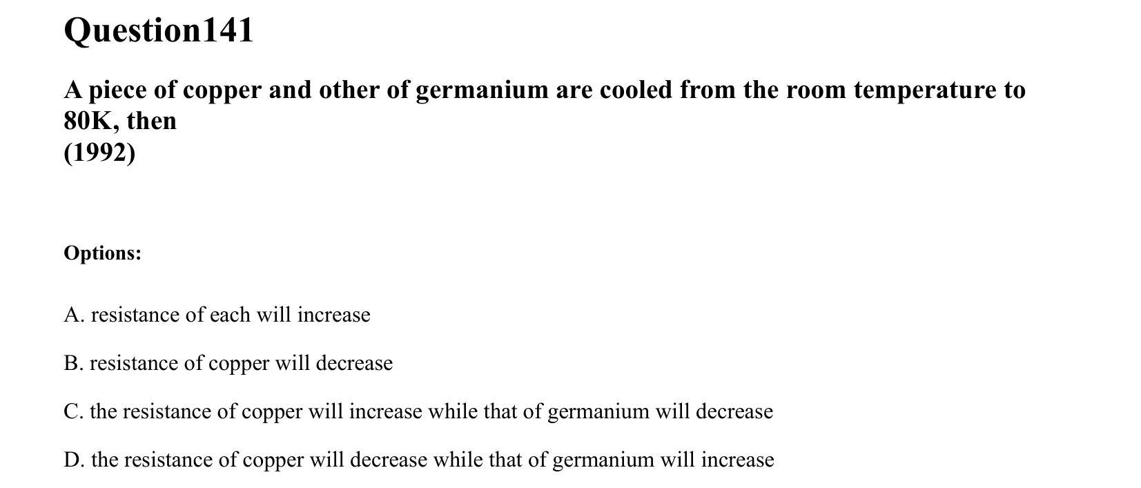 Semiconductor Electronics question 141