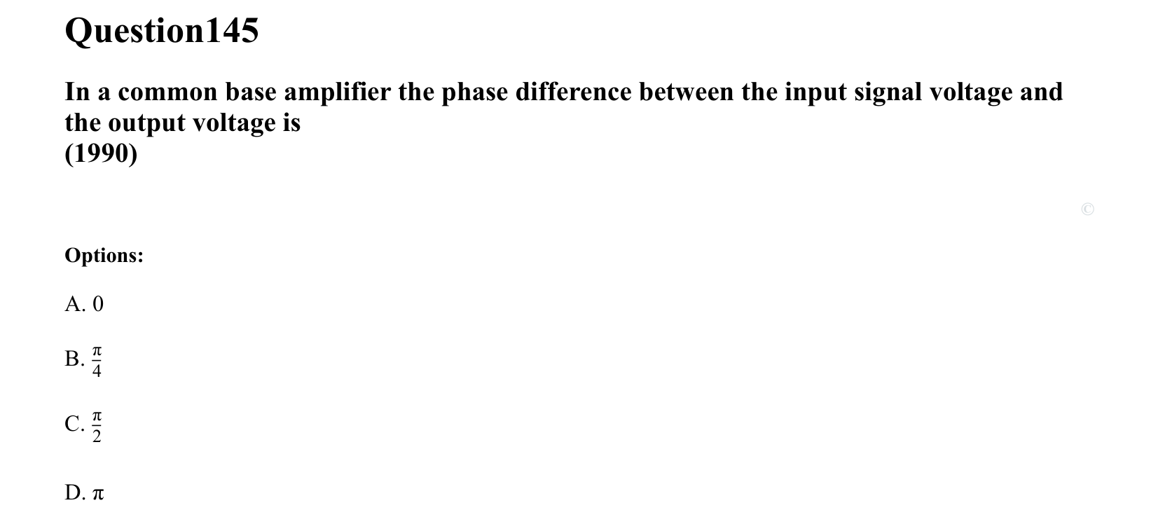 Semiconductor Electronics question 145